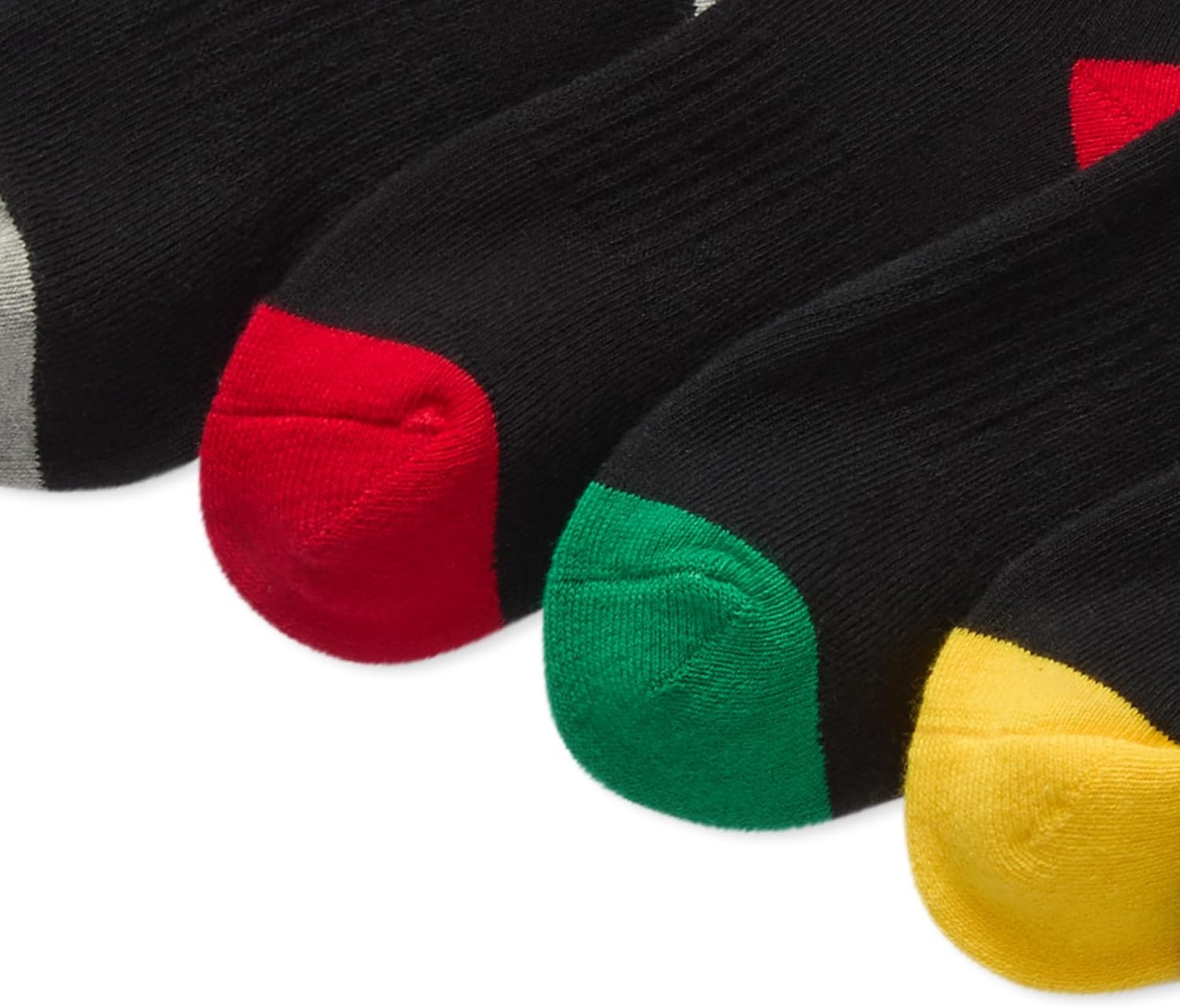 imagePOLO RALPH LAUREN Boys Athletic Performance Ankle Socks  6 Pair Pack  Soft Cushioned ComfortBlack Color Tip Cotton