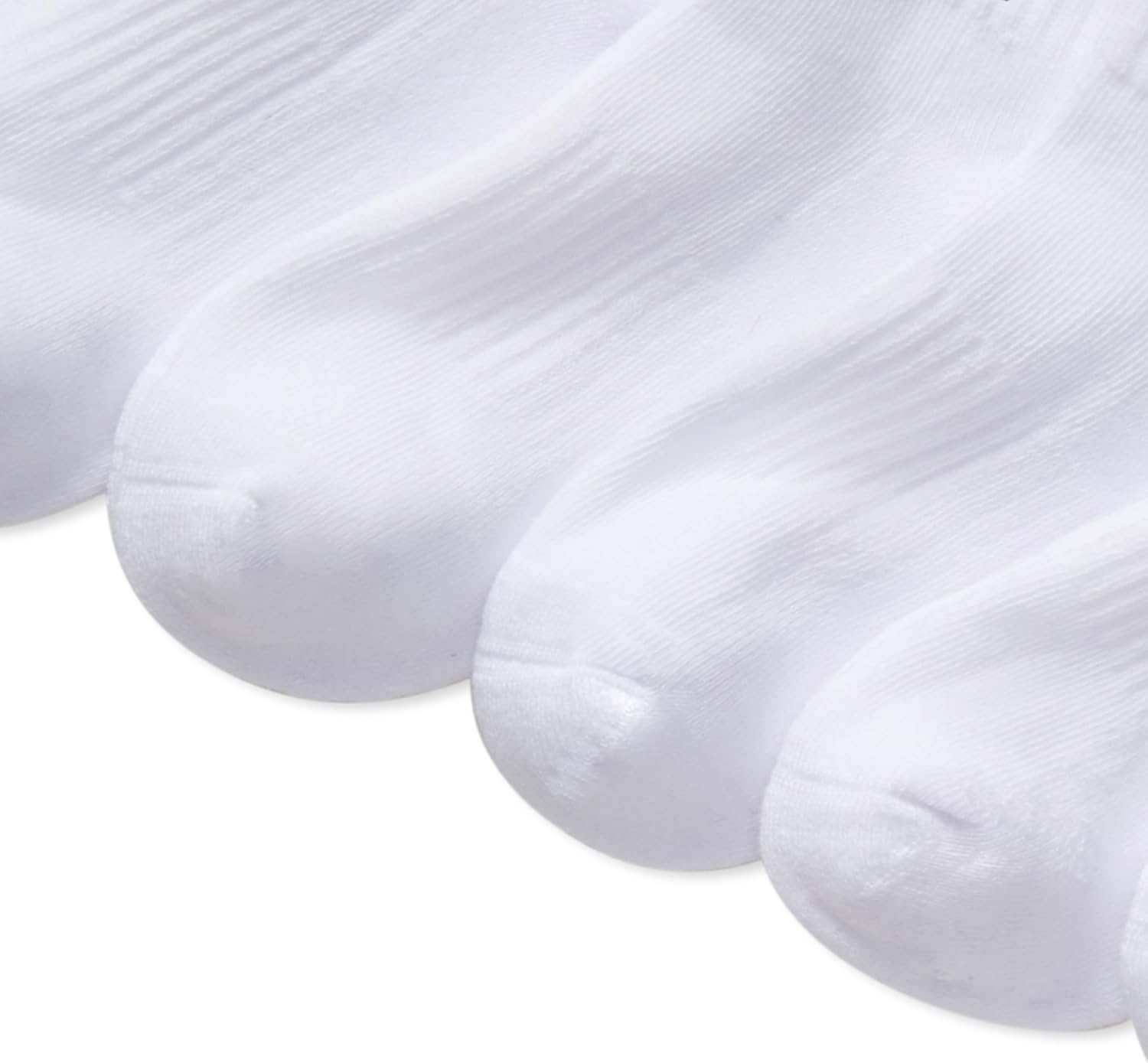 imagePOLO RALPH LAUREN Boys Athletic Performance Ankle Socks 6 Pair Pack Soft Cushioned ComfortWhite Cotton