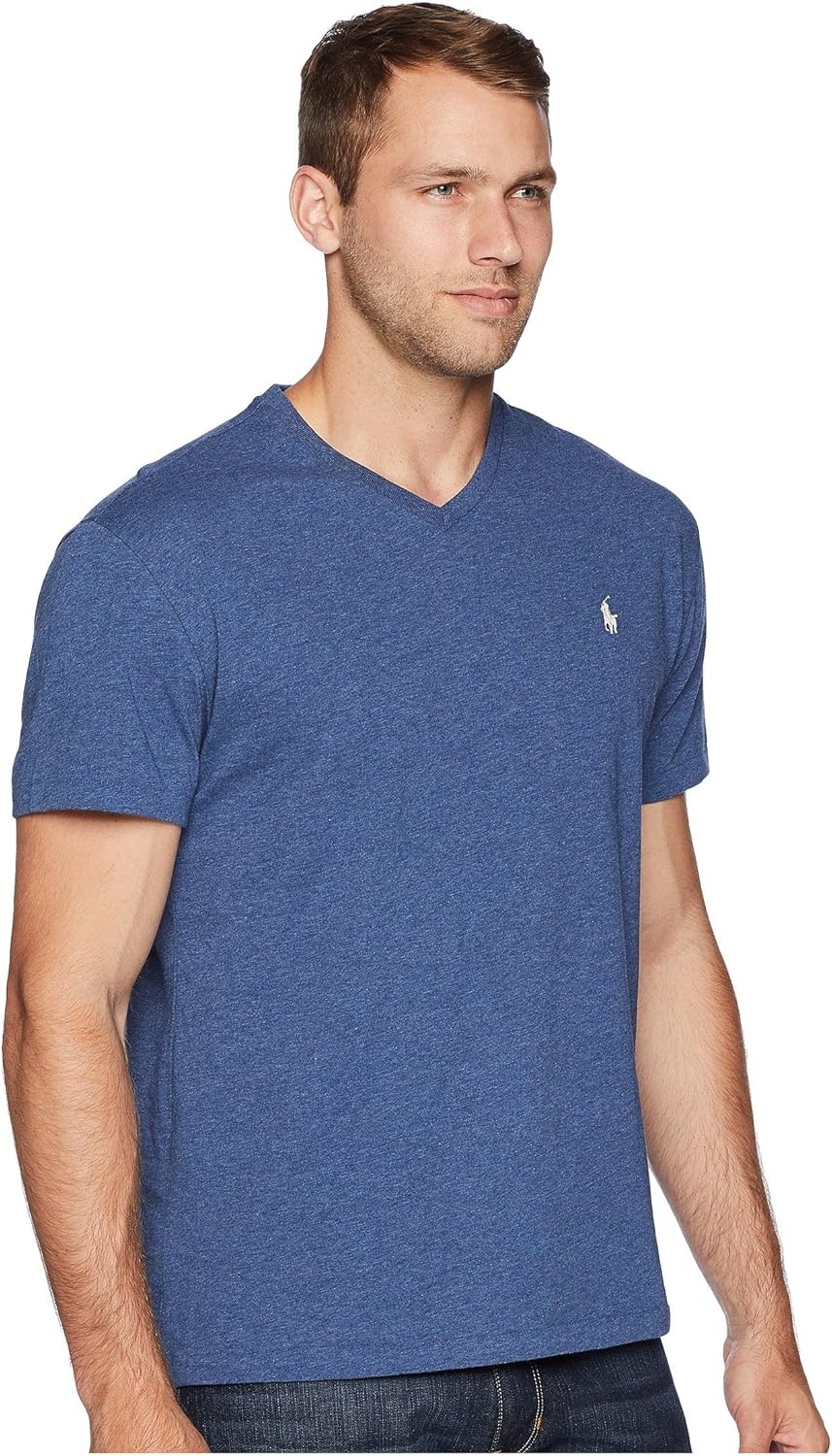 imagePOLO RALPH LAUREN Classic Fit VNeck TShirtBlue