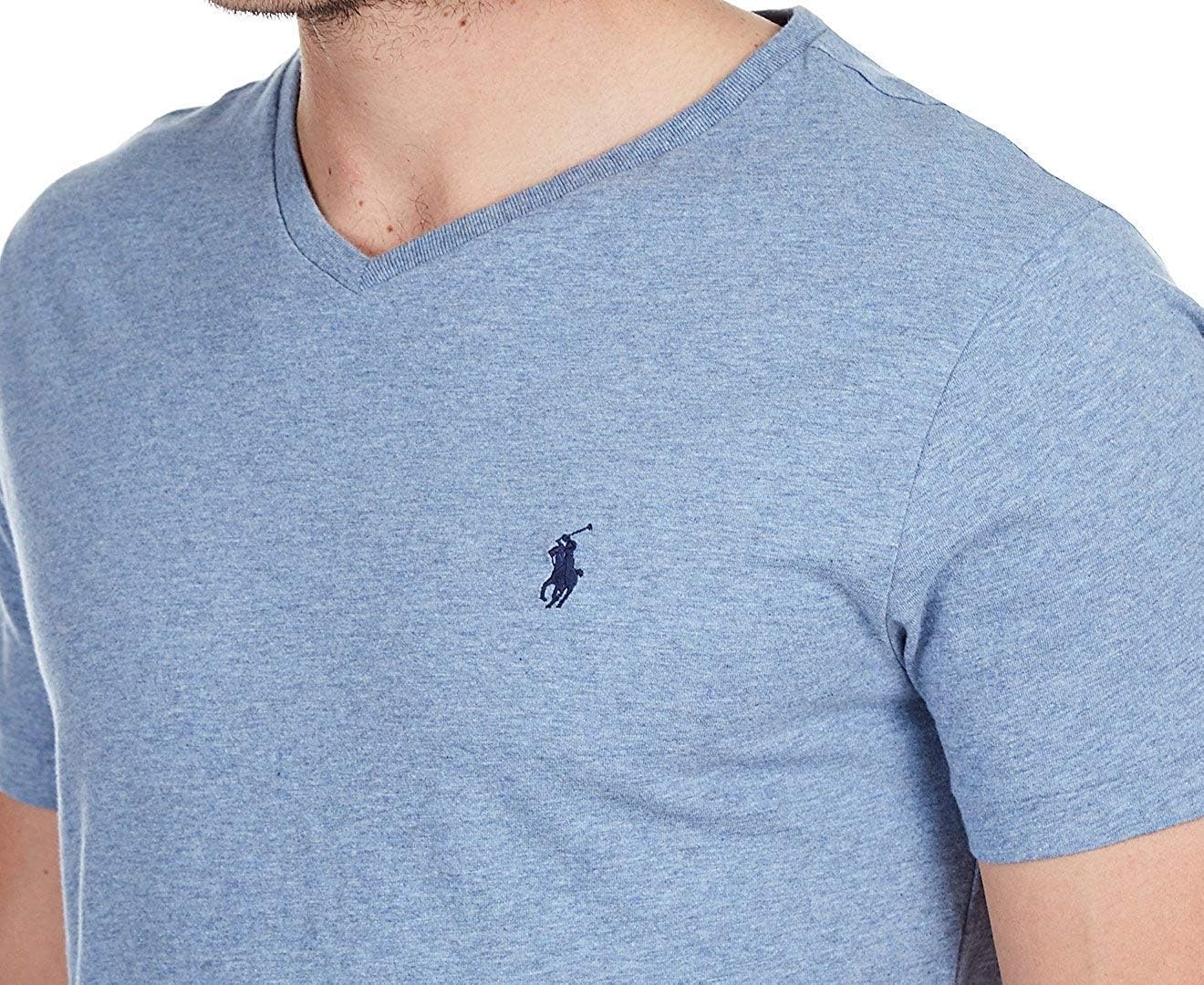 imagePOLO RALPH LAUREN Classic Fit VNeck TShirtCobalt Heather