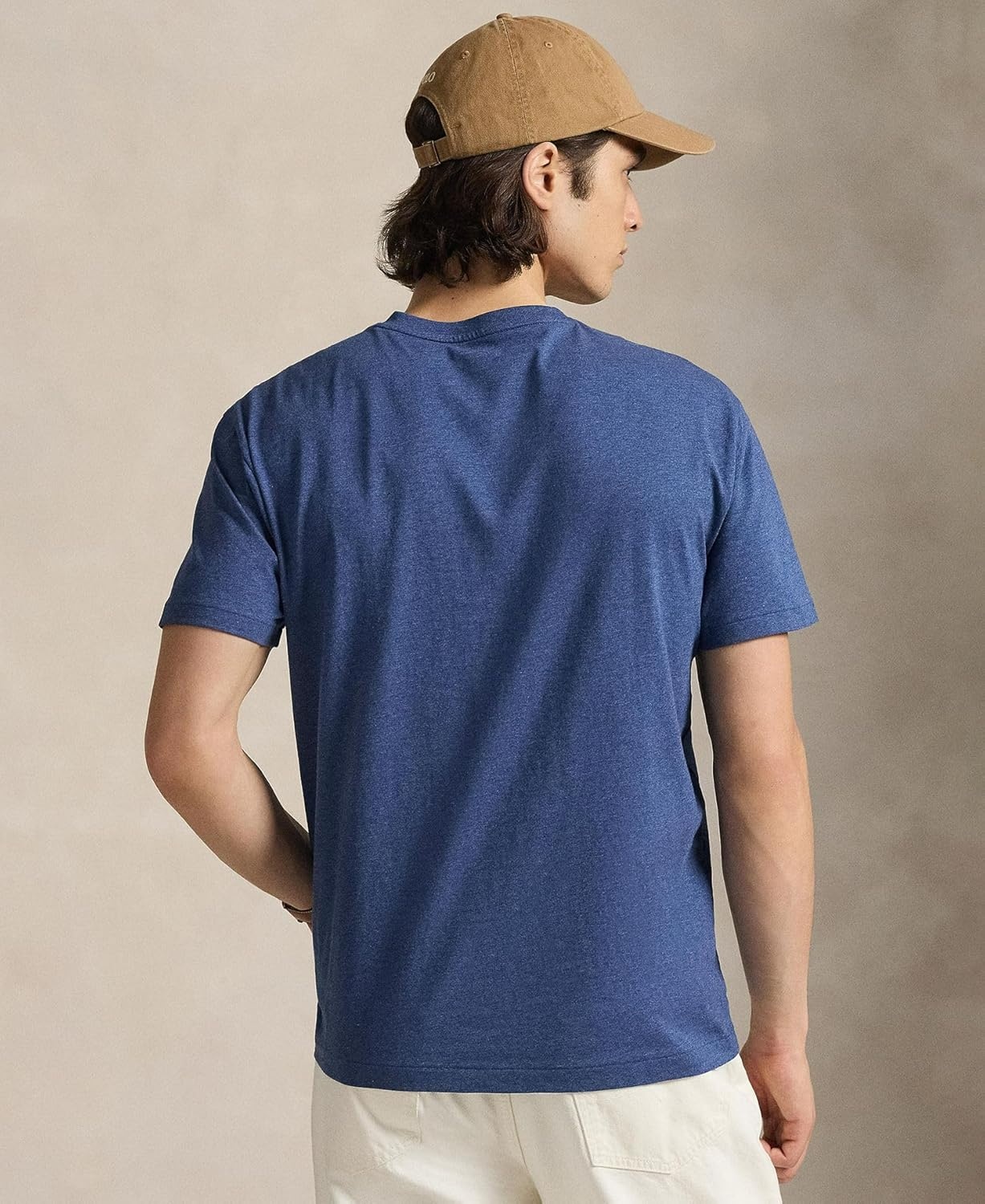 imagePOLO RALPH LAUREN Classic Fit VNeck TShirtDerbyblue Heather