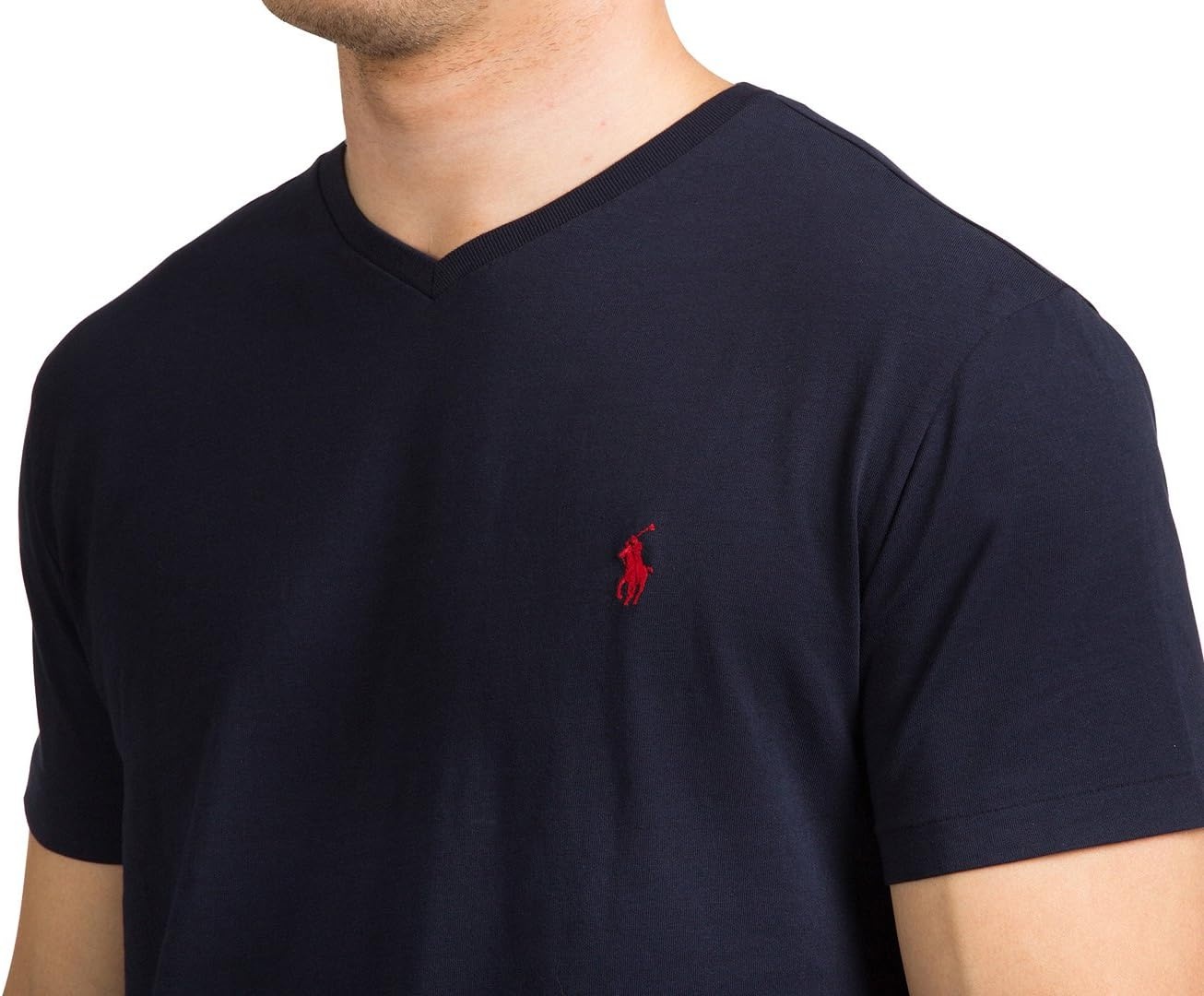 imagePOLO RALPH LAUREN Classic Fit VNeck TShirtInk