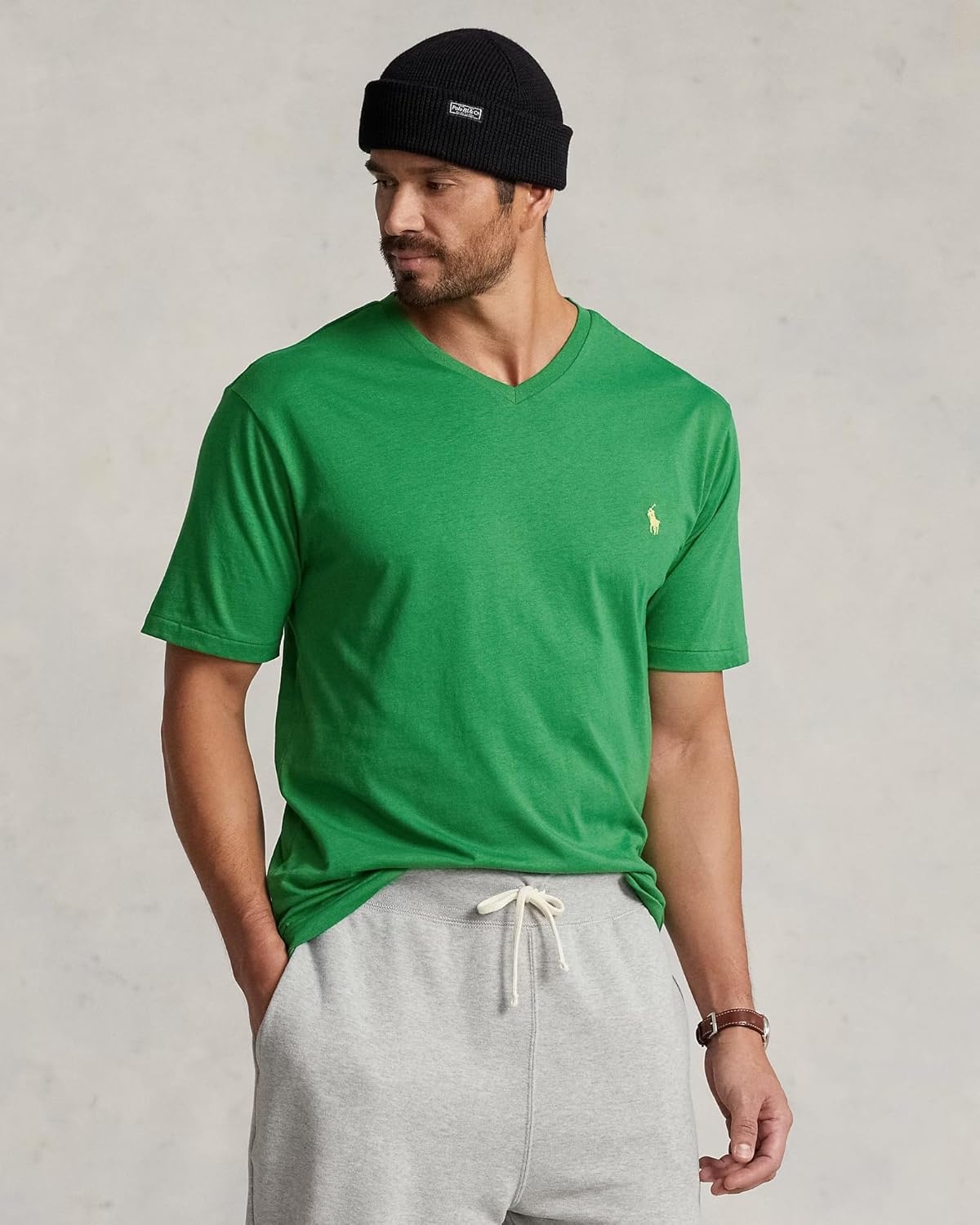 imagePOLO RALPH LAUREN Classic Fit VNeck TShirtLight Green