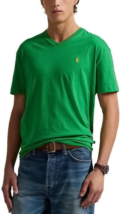 imagePOLO RALPH LAUREN Classic Fit VNeck TShirtLight Green