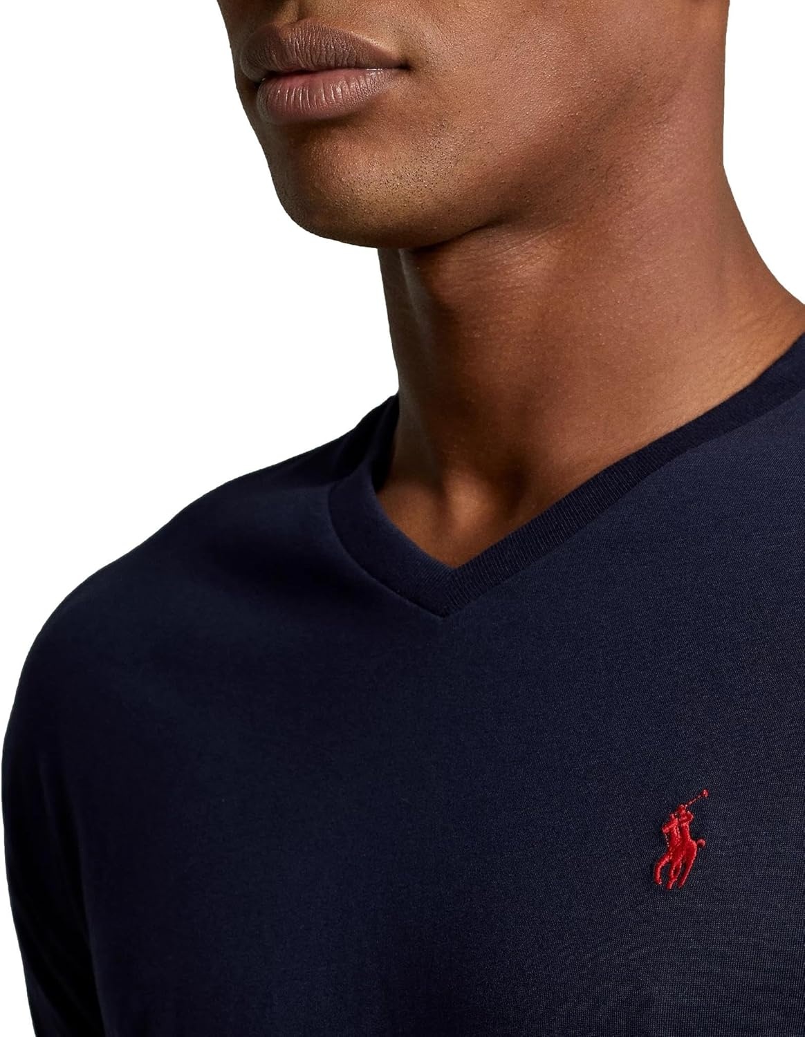 imagePOLO RALPH LAUREN Classic Fit VNeck TShirtRalph Lauren Navy