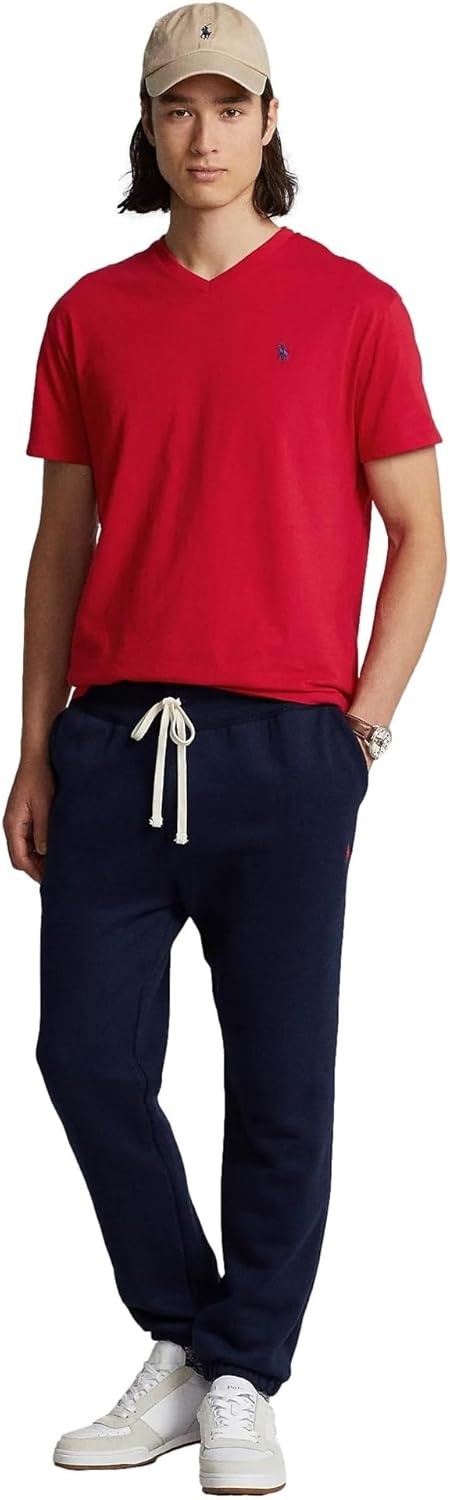 imagePOLO RALPH LAUREN Classic Fit VNeck TShirtRalph Lauren Red