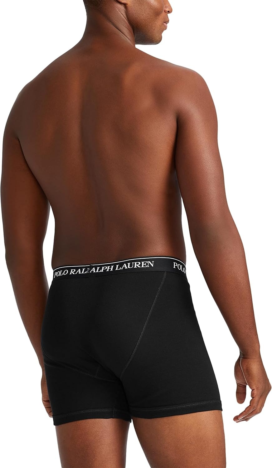 imagePOLO RALPH LAUREN Mens Classic Fit Cotton Boxer Briefs Trunks amp Long Leg Available 3PackBlackRed 3 Pack