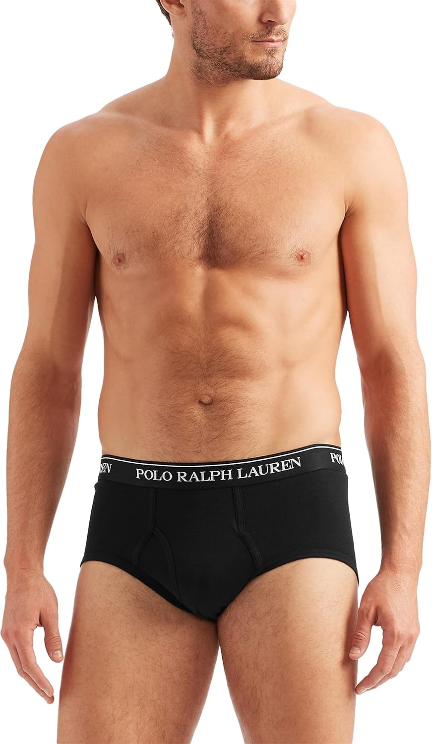 imagePOLO RALPH LAUREN Mens Classic Fit Cotton Briefs MultipacksPolo Black 3 Pack