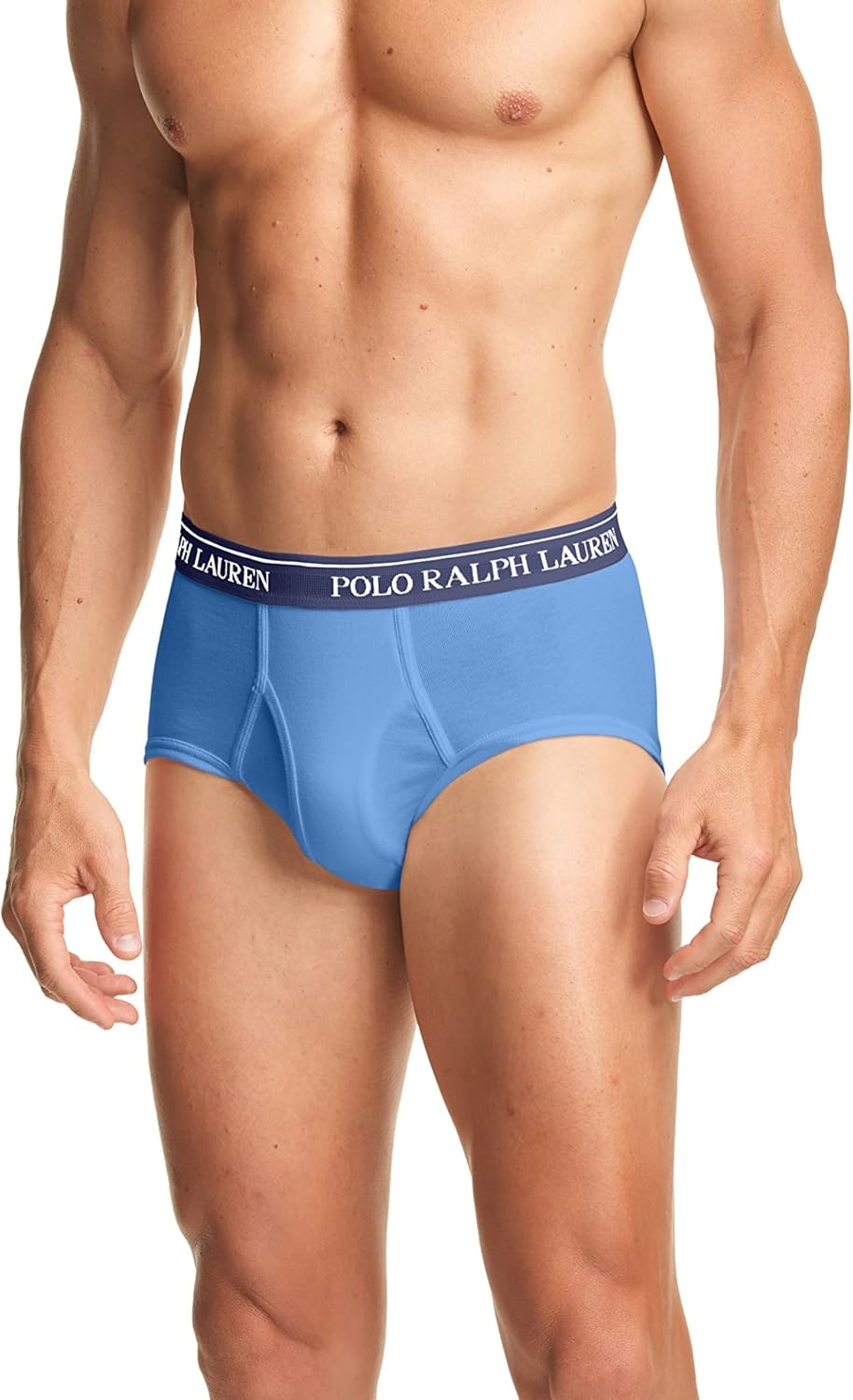imagePOLO RALPH LAUREN Mens Classic Fit Cotton Briefs MultipacksRoyalBlueNavy 3 Pack