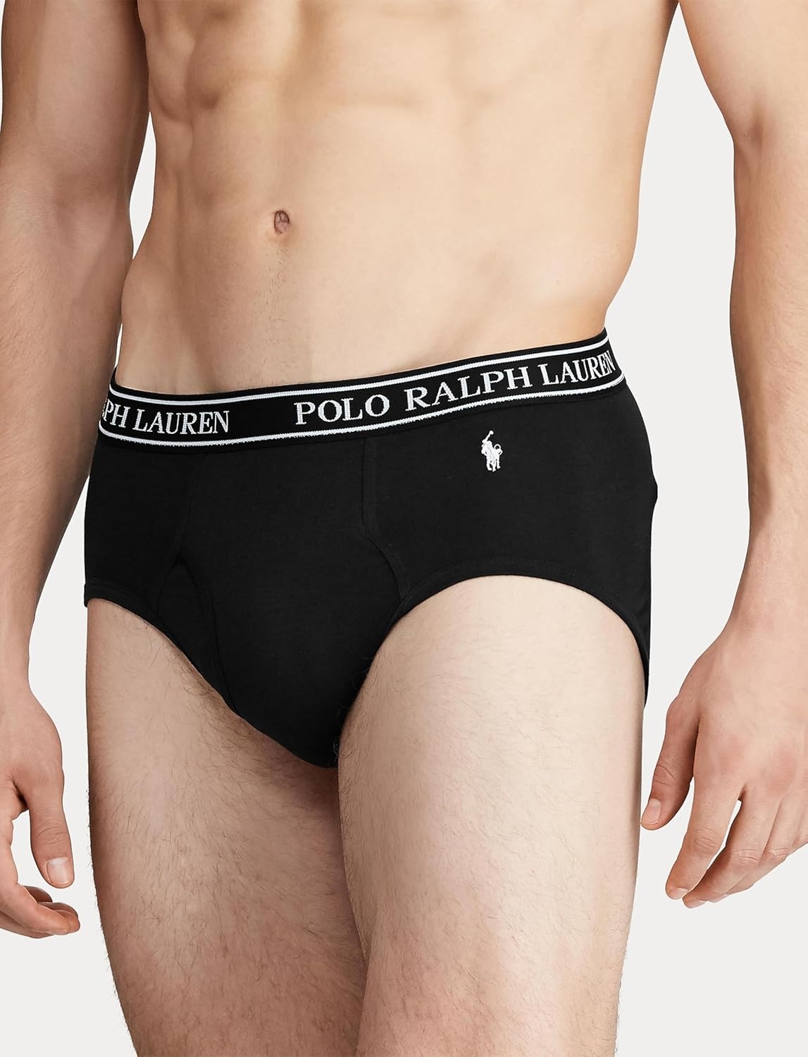 imagePOLO RALPH LAUREN Mens Classic Fit Stretch Briefs MultipackBlackWhite Andover HeatherWhite Charcoal HeatherWhite BlackWhite 4 Pack