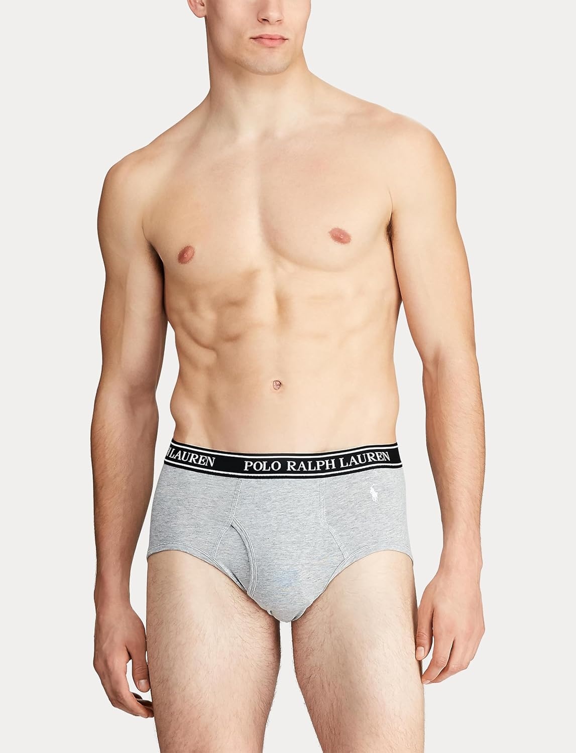 imagePOLO RALPH LAUREN Mens Classic Fit Stretch Briefs MultipackBlackWhite Andover HeatherWhite Charcoal HeatherWhite BlackWhite 4 Pack