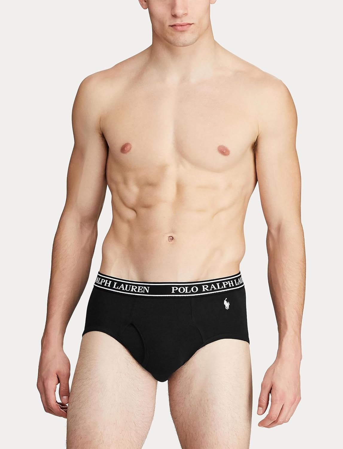 imagePOLO RALPH LAUREN Mens Classic Fit Stretch Briefs MultipackBlackWhite Andover HeatherWhite Charcoal HeatherWhite BlackWhite 4 Pack