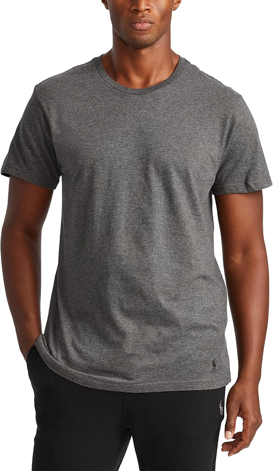 imagePOLO RALPH LAUREN Mens TShirt 3Pack Classic Mens Cotton Crewneck Shirts MoistureWicking Long Big amp TallAndover HeatherPolo Black Madison HeatherPolo Black Polo BlackRed 3 Pack