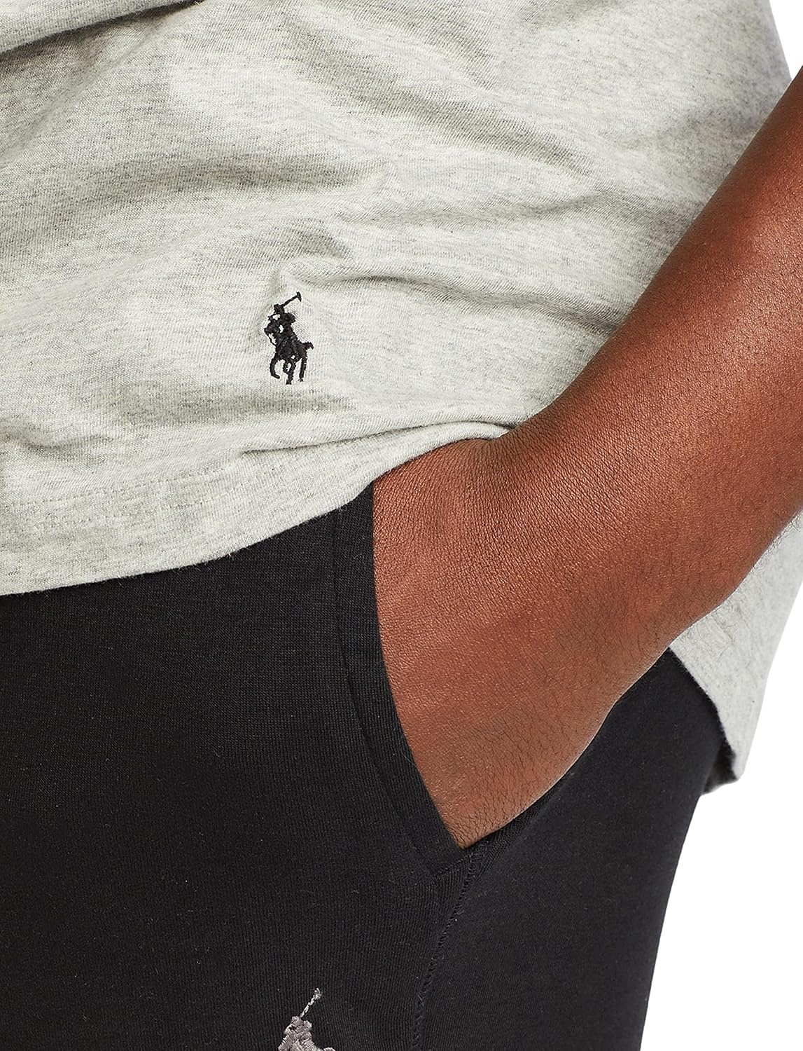 imagePOLO RALPH LAUREN Mens TShirt 3Pack Classic Mens Cotton Crewneck Shirts MoistureWicking Long Big amp TallAndover HeatherPolo Black Madison HeatherPolo Black Polo BlackRed 3 Pack