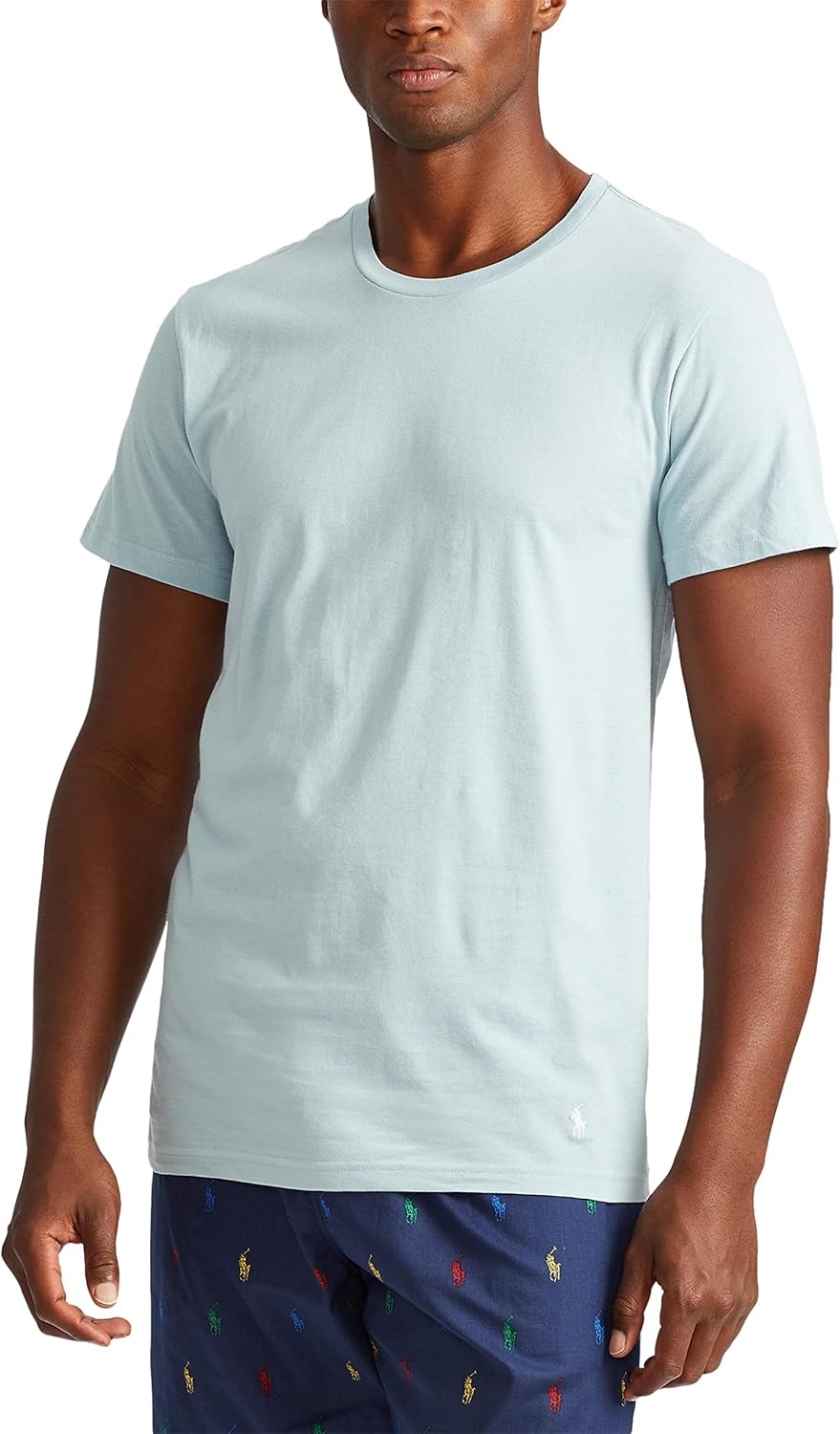 imagePOLO RALPH LAUREN Mens TShirt 3Pack Classic Mens Cotton Crewneck Shirts MoistureWicking Long Big amp TallWhiteBlue BlueWhite NavyWhite 3 Pack