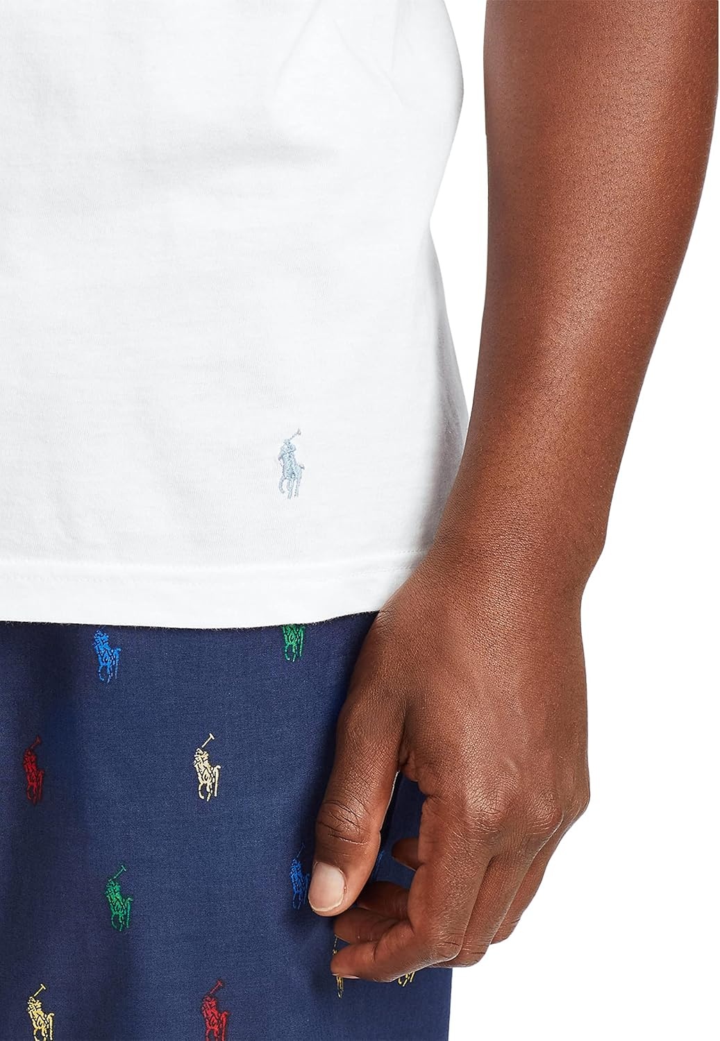 imagePOLO RALPH LAUREN Mens TShirt 3Pack Classic Mens Cotton Crewneck Shirts MoistureWicking Long Big amp TallWhiteBlue BlueWhite NavyWhite 3 Pack