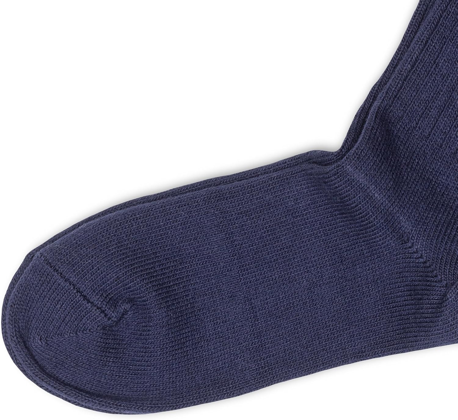 imagePOLO RALPH LAUREN Womens Casual Solid Color Crew Socks 1 Pair Combed Cotton ComfortNavy