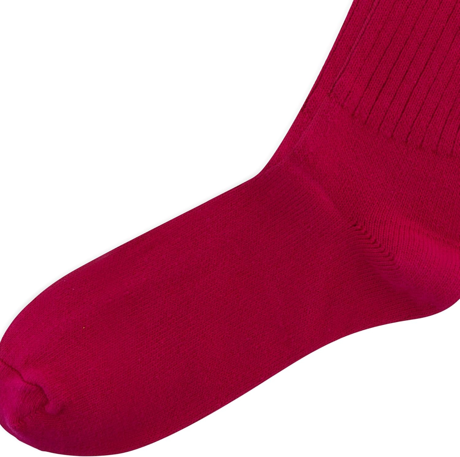 imagePOLO RALPH LAUREN Womens Casual Solid Color Crew Socks 1 Pair Combed Cotton ComfortPink