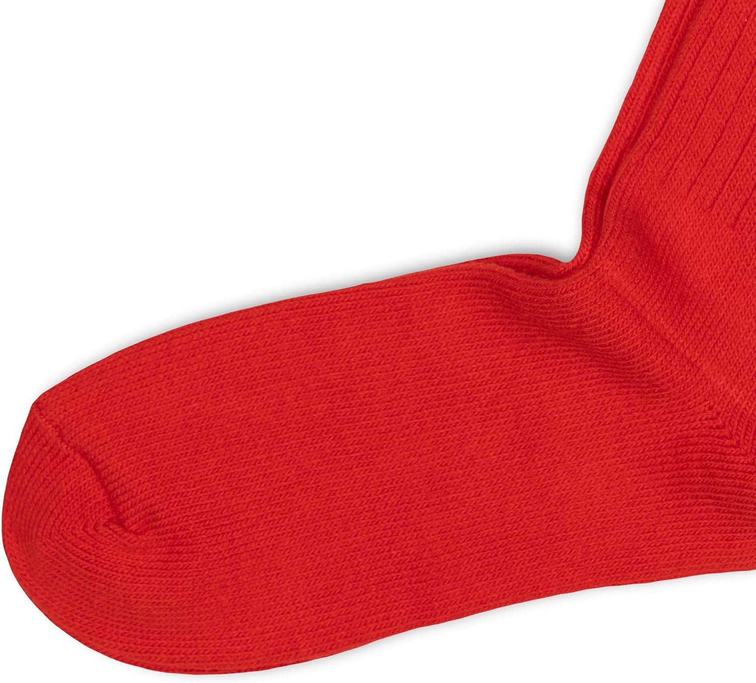 imagePOLO RALPH LAUREN Womens Casual Solid Color Crew Socks 1 Pair Combed Cotton ComfortRed