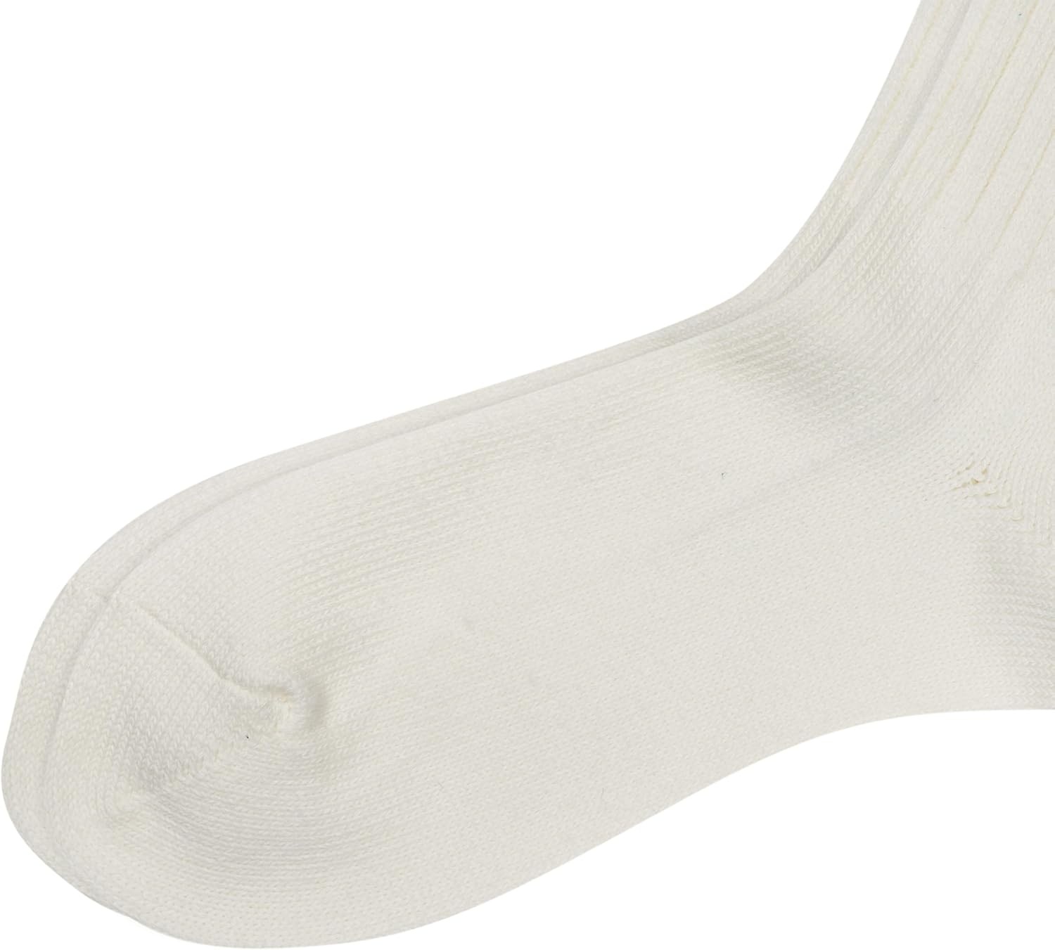 imagePOLO RALPH LAUREN Womens Casual Solid Color Crew Socks 1 Pair Combed Cotton ComfortWhite
