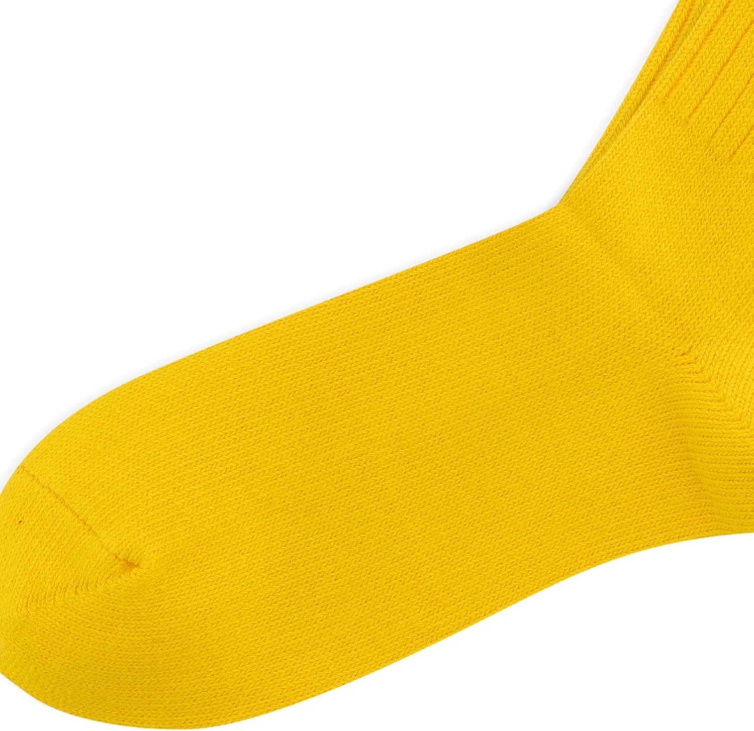 imagePOLO RALPH LAUREN Womens Casual Solid Color Crew Socks 1 Pair Combed Cotton ComfortYellow