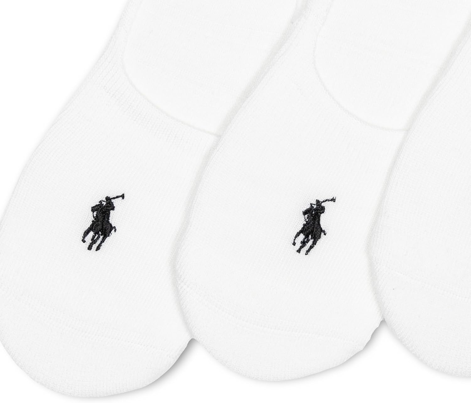 imagePOLO RALPH LAUREN Womens Classic Sport Sneaker Liner Socks 3 Pair Pack Nonslip Gripper amp Arch SupportWhite