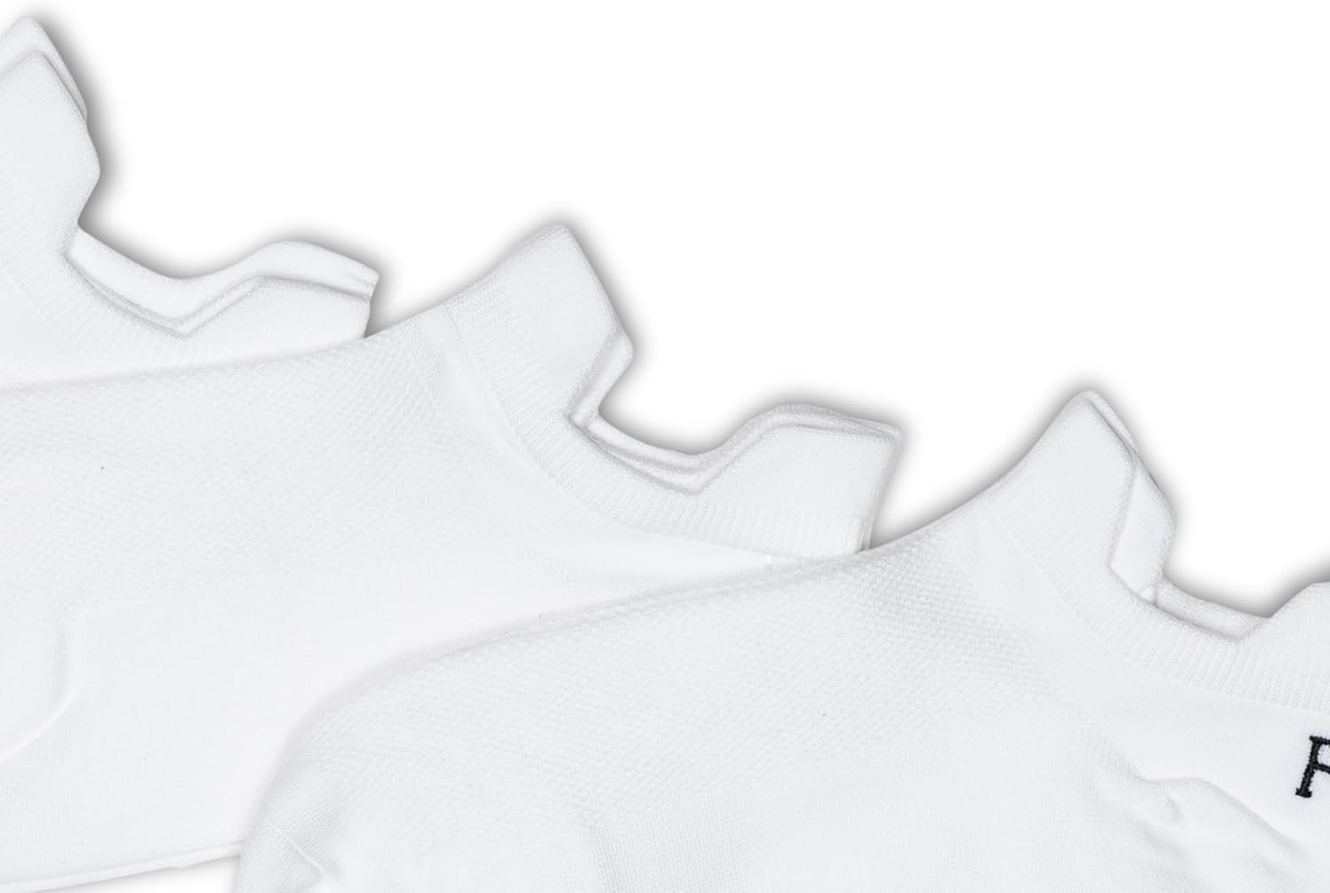 imagePOLO RALPH LAUREN Womens Microfiber Double Tab No Show Socks 3 Pair PackWhite