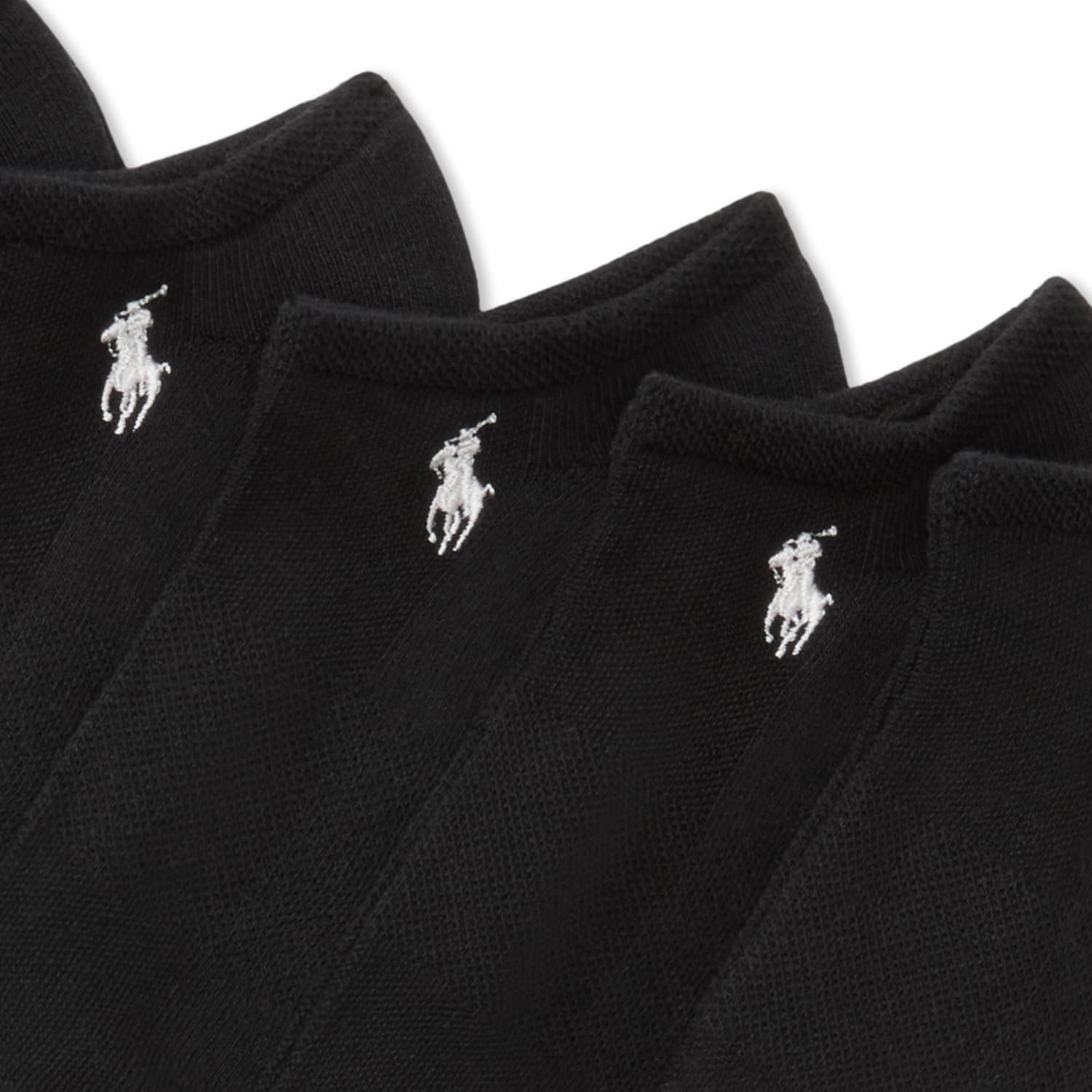 imagePOLO RALPH LAUREN Womens Performance Cotton Low Cut Socks 6PackBlack