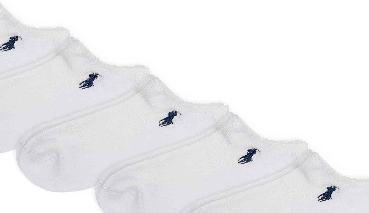 imagePOLO RALPH LAUREN Womens Performance Cotton Low Cut Socks 6PackWhite