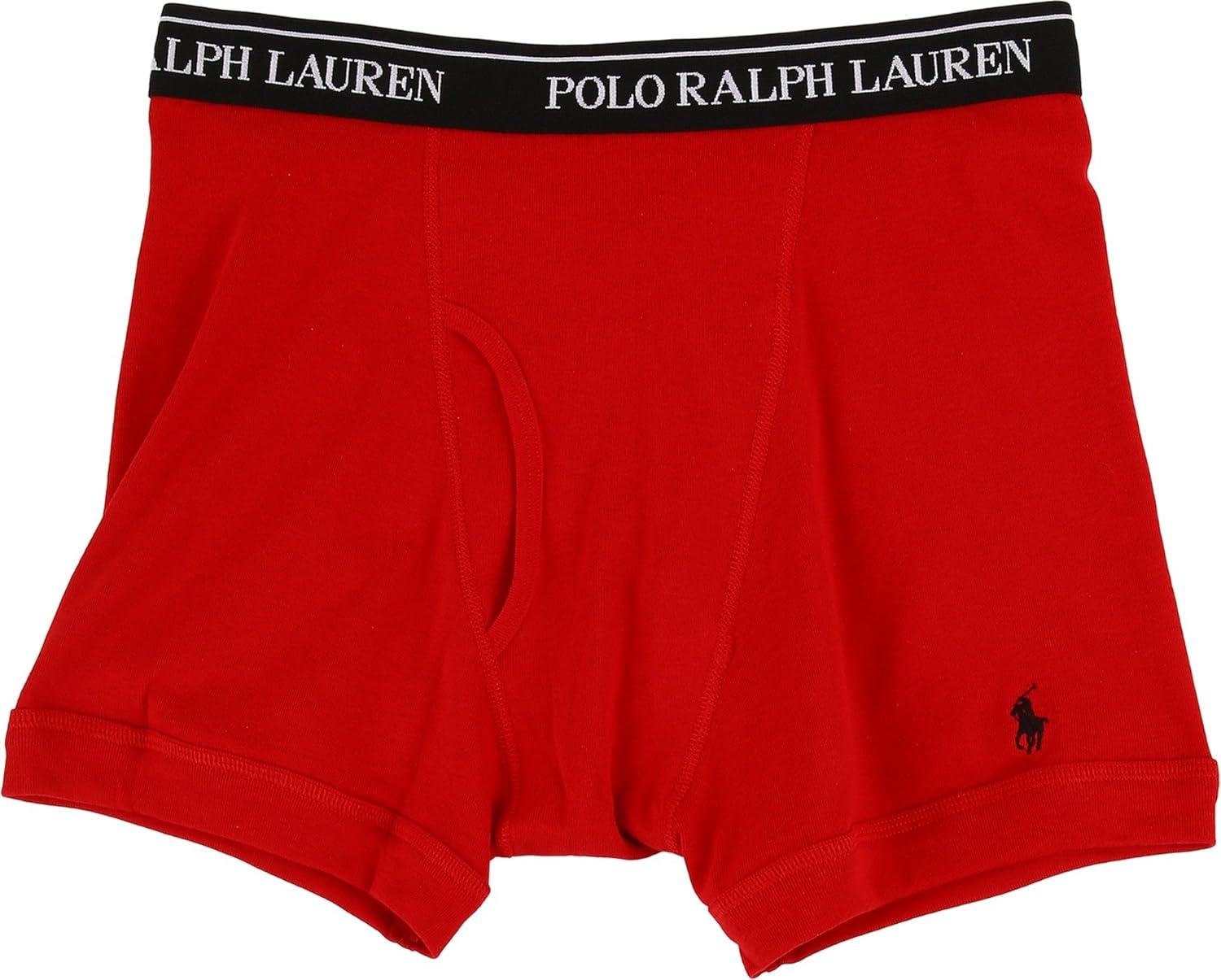 imagePOLO RALPH LAUREN mens Classic Fit Breathable Mesh Boxer Briefs 3packBlack Red Grey