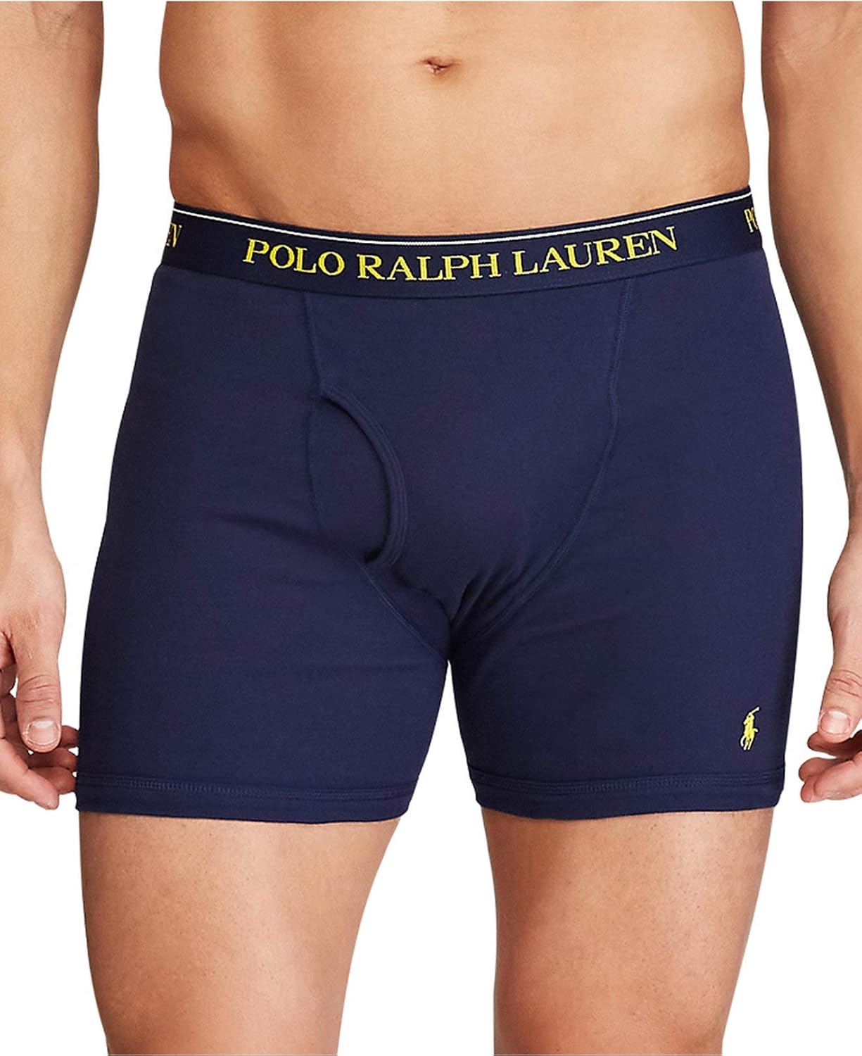 imagePOLO RALPH LAUREN mens Classic Fit Breathable Mesh Boxer Briefs 3packBlue navy