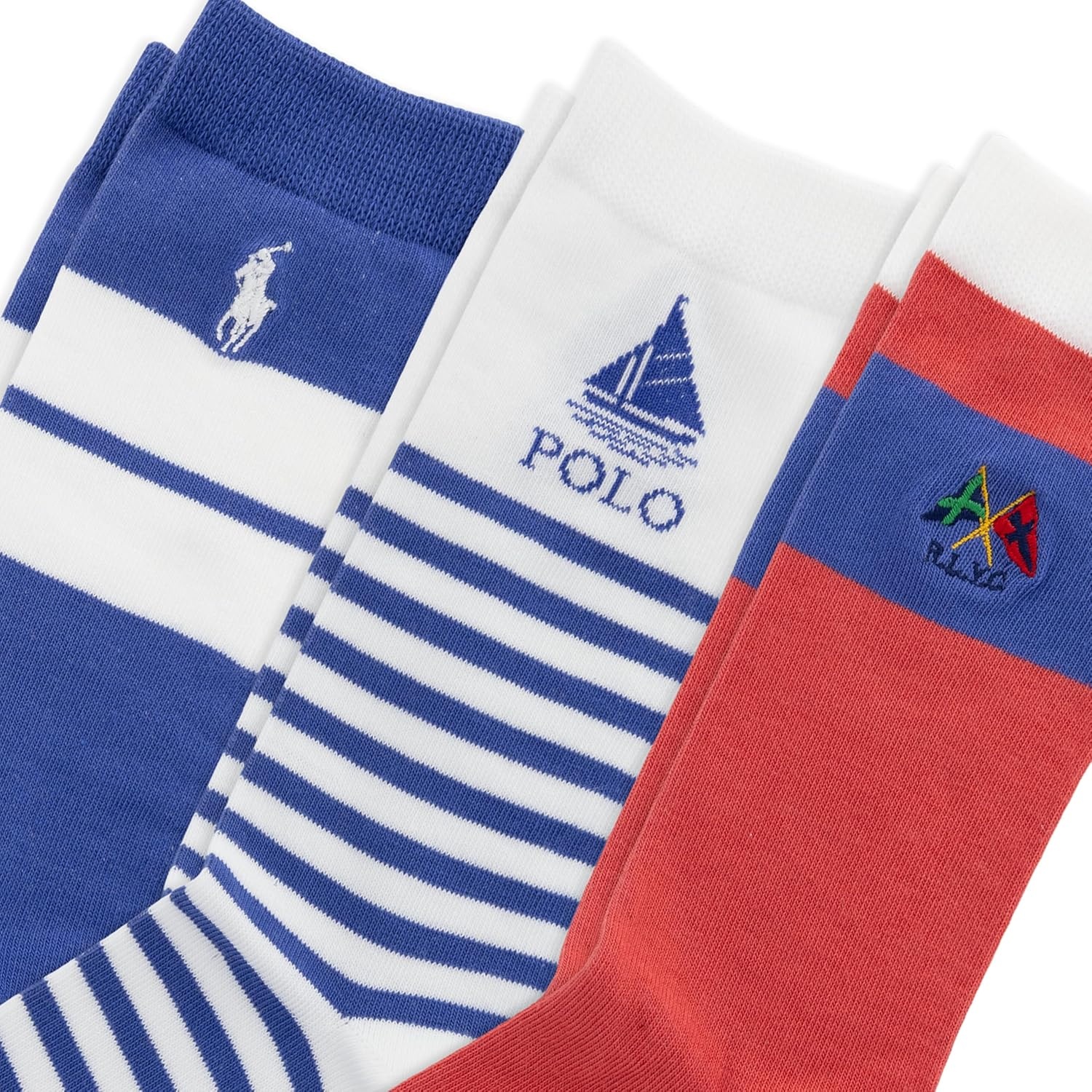imagePOLO RALPH LAUREN unisexbaby Nautical 3pkBlue