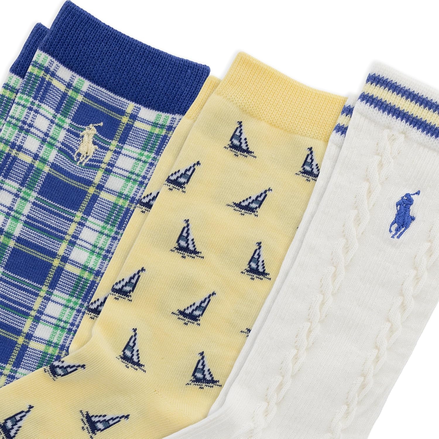 imagePOLO RALPH LAUREN unisexbaby Nautical 3pkIvory