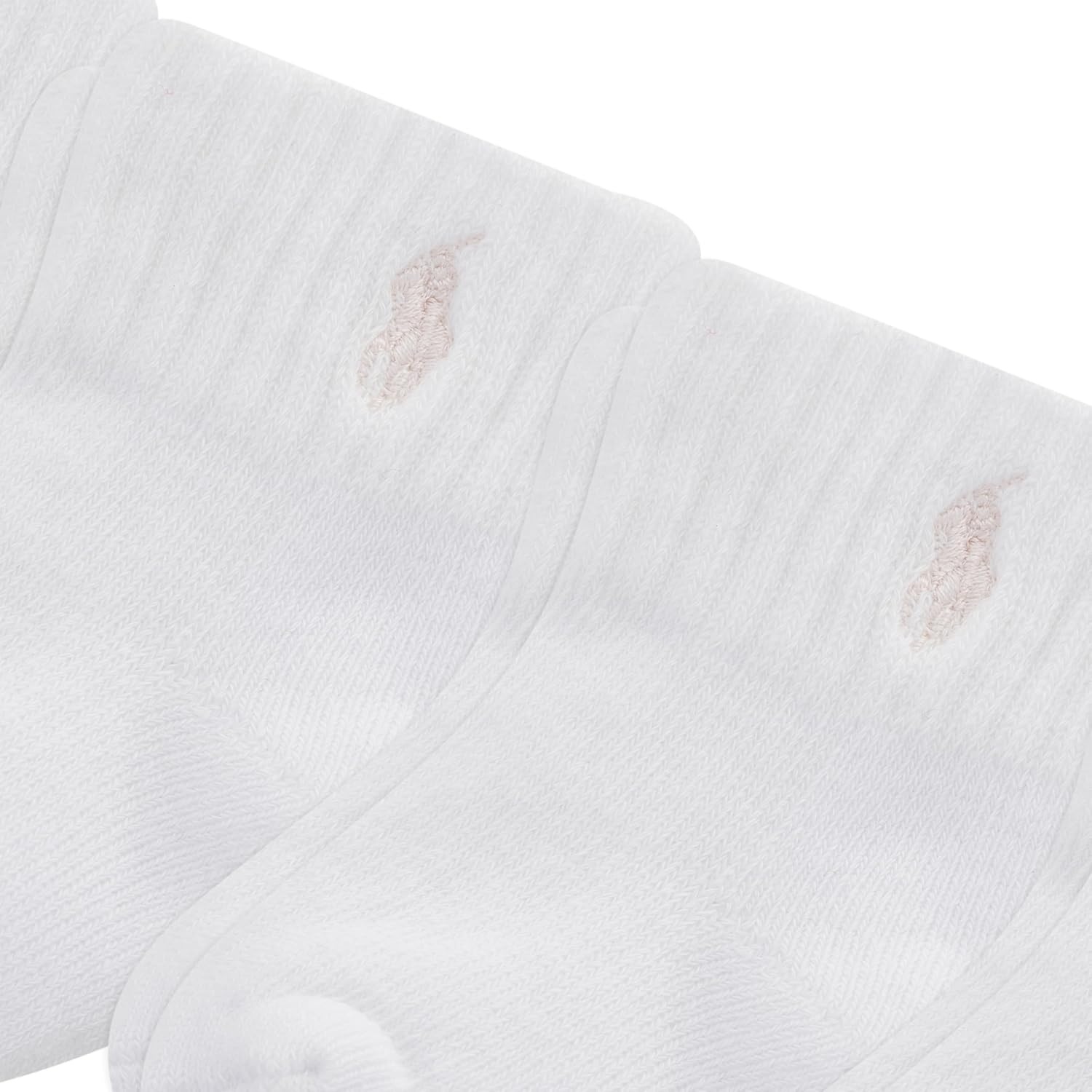 imagePolo Ralph Lauren Babys Classic Sport Ankle Socks 6 Pair Pack Soft Stretchy Yarn amp Stay Up TopWhite Pink Cotton