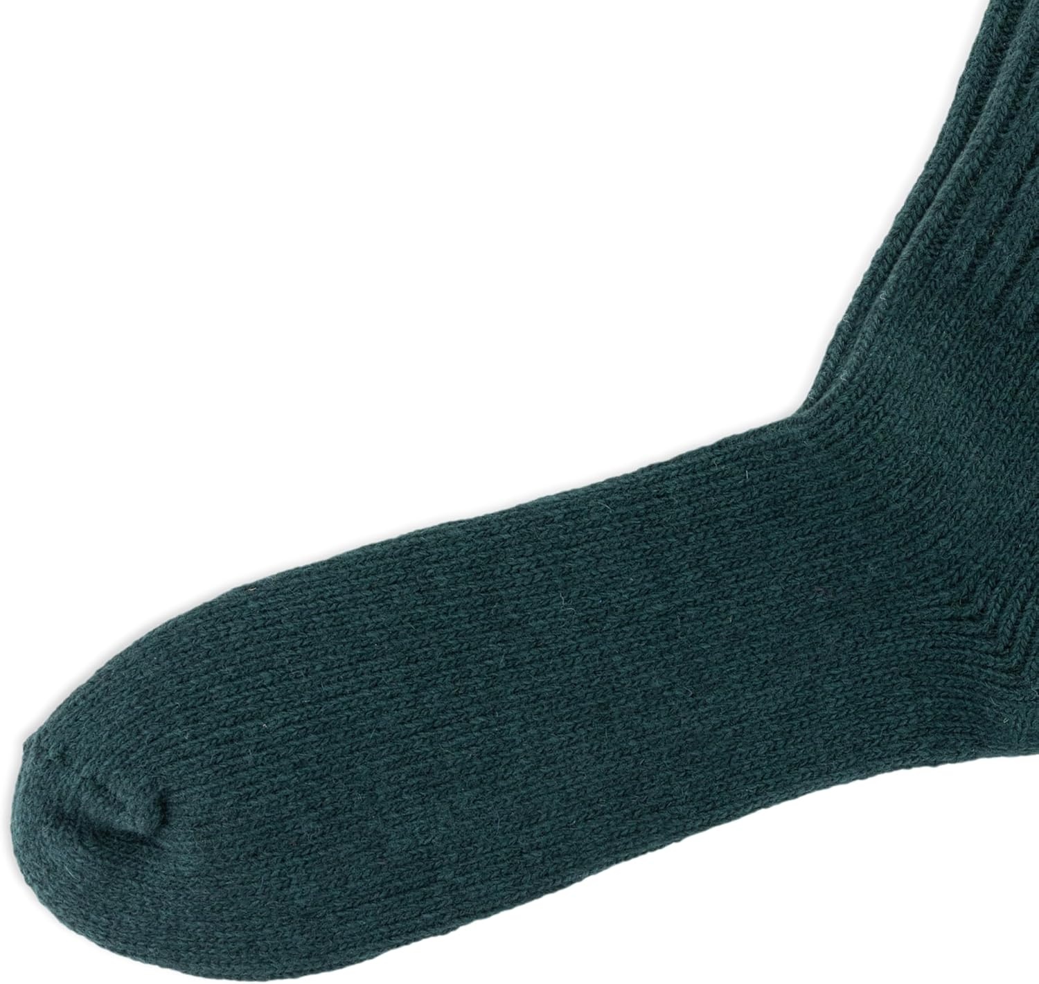 imagePolo Ralph Lauren Mens Casual Wool Ribbed Boot Crew Socks 1 Pair Pack Doer LambswoolHunter Green