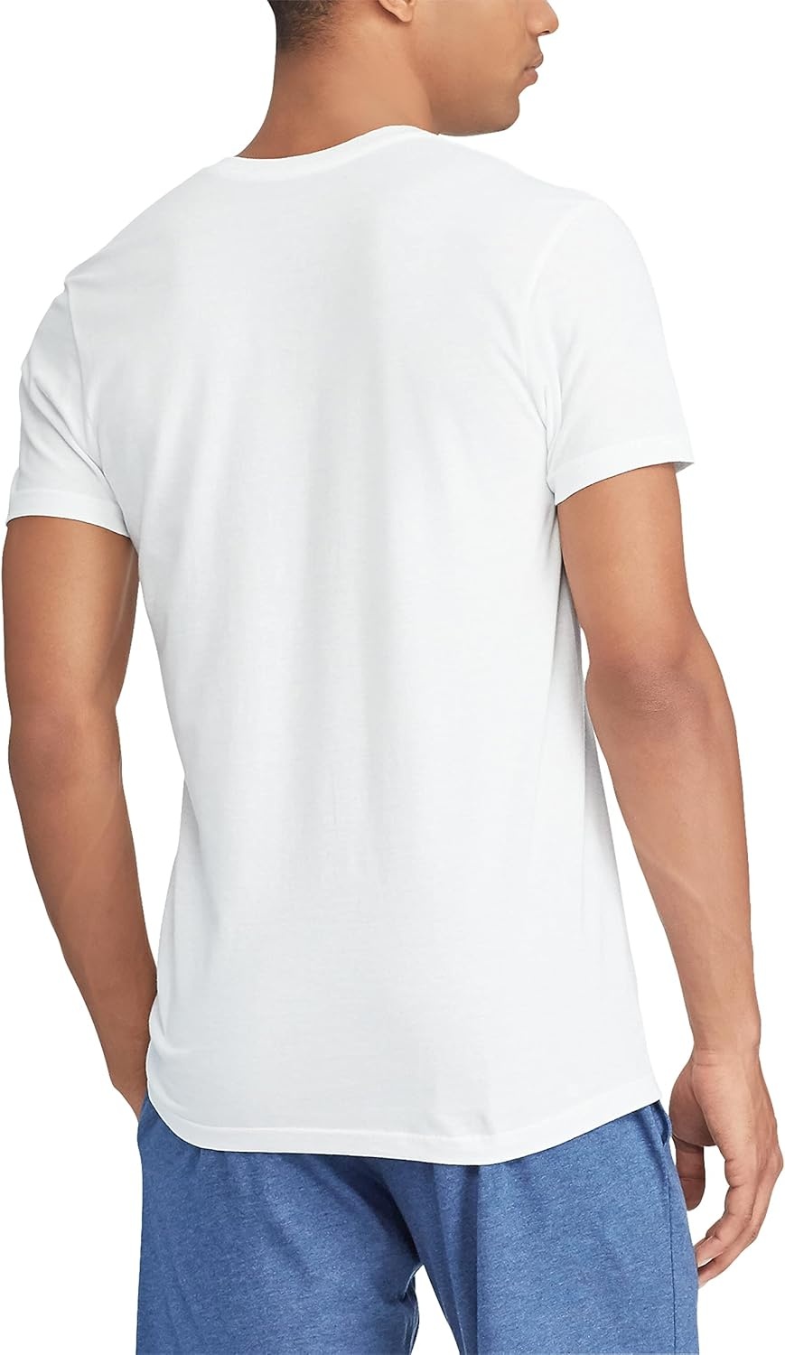 imagePolo Ralph Lauren Mens TShirt Pack 3Pack Cotton Mens Clothing Crewneck Undershirt Slim Fit ShortSleeve TeesNavyWhite WhiteNavy BlackWhite 3 Pack
