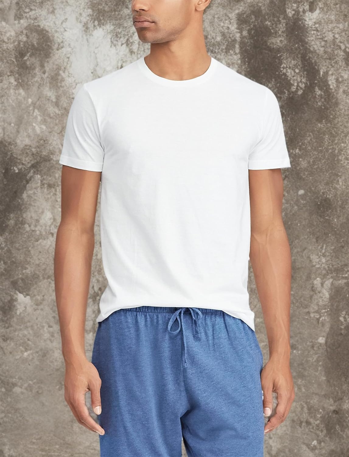 imagePolo Ralph Lauren Mens TShirt Pack 3Pack Cotton Mens Clothing Crewneck Undershirt Slim Fit ShortSleeve TeesNavyWhite WhiteNavy BlackWhite 3 Pack