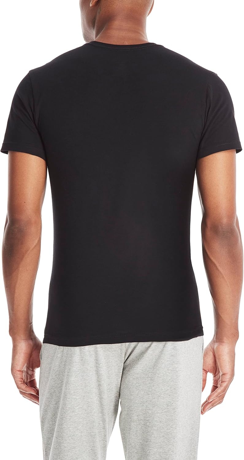 imagePolo Ralph Lauren Mens TShirt Pack 3Pack Cotton Mens Clothing Crewneck Undershirt Slim Fit ShortSleeve TeesPolo BlackRed 3 Pack