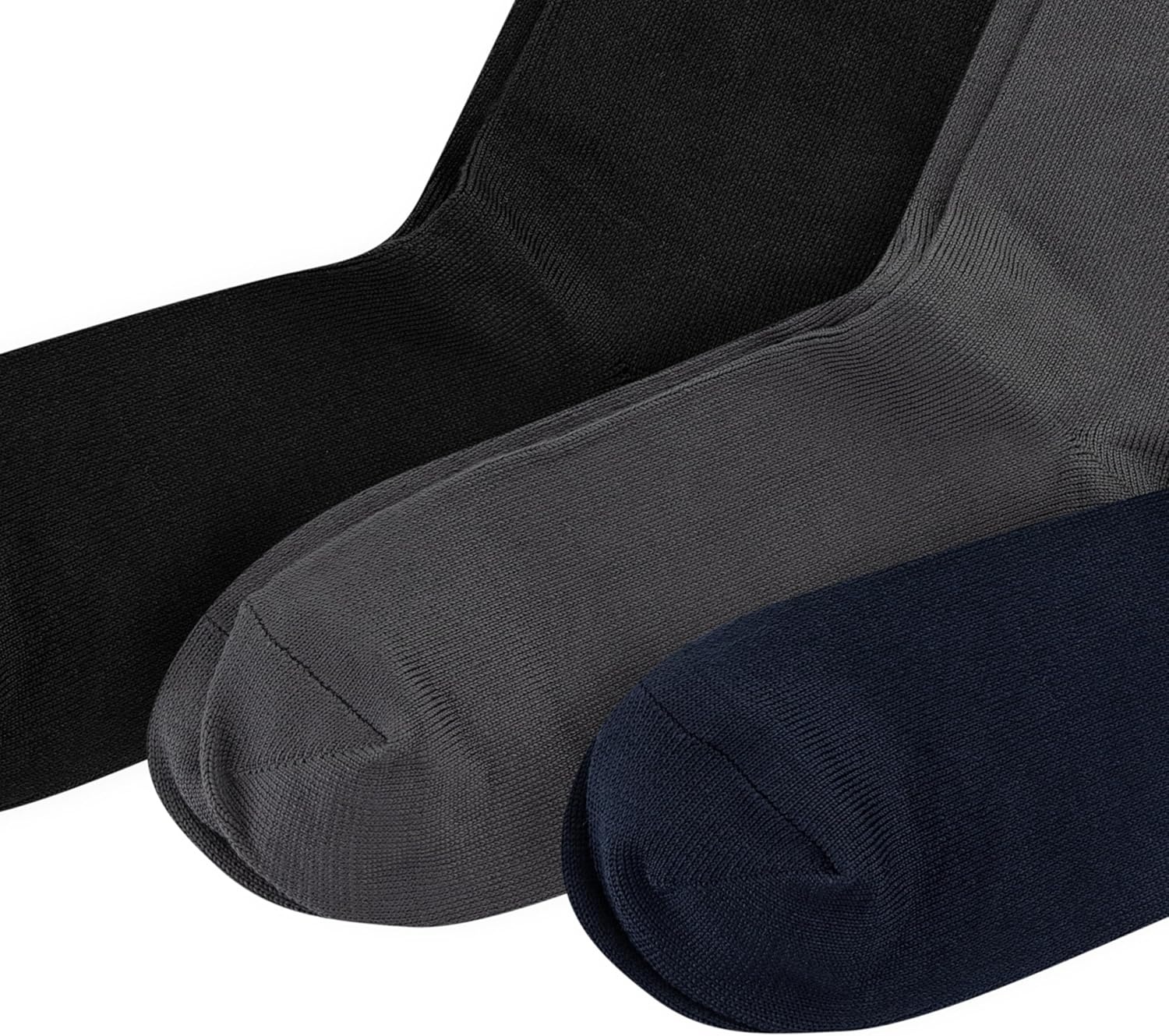imagePolo Ralph Lauren boys Supersoft Dress Crew Socks 3 Pair Pack Soft Yarn and Stay Up TopNavy Assorted