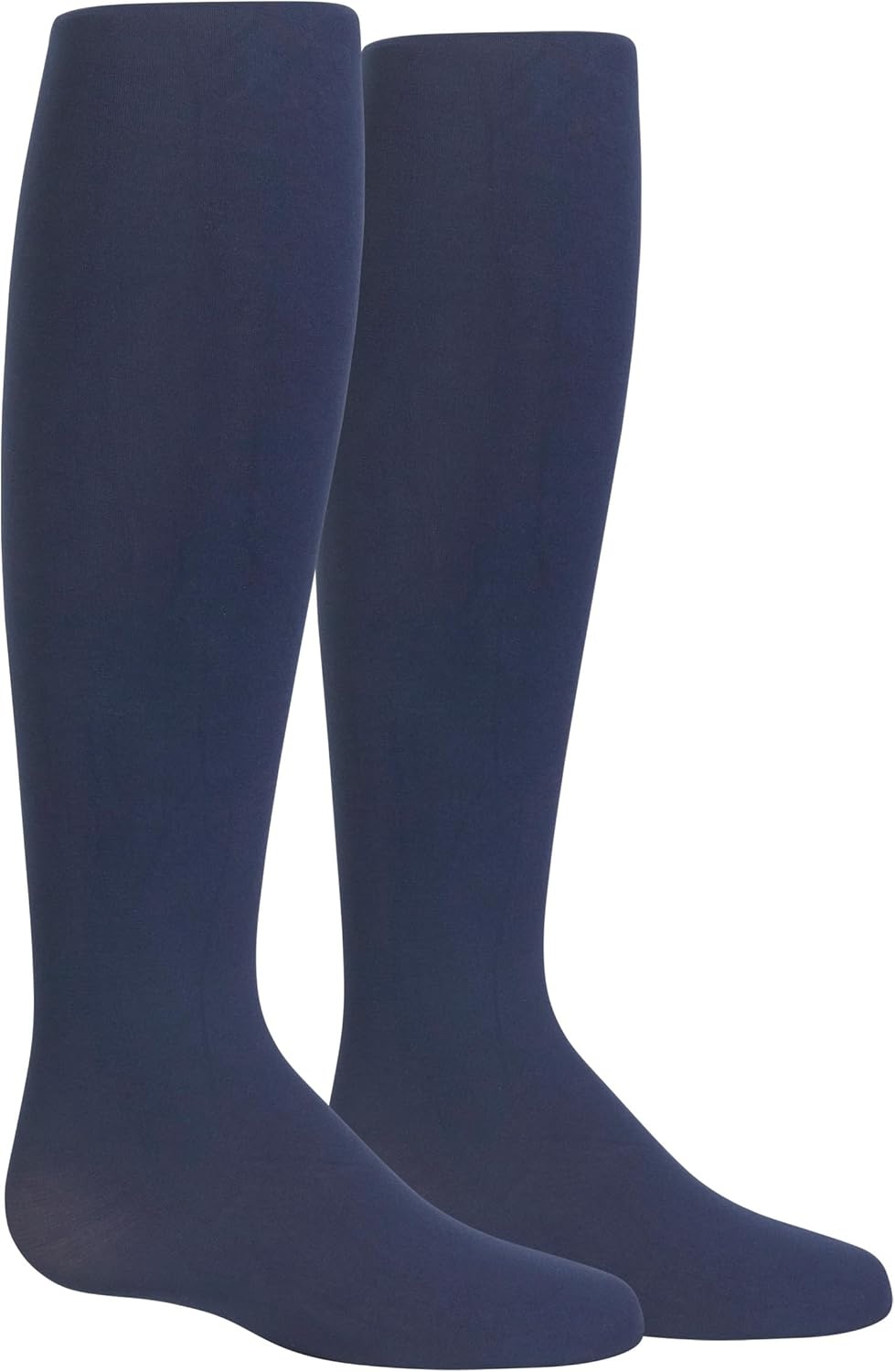 imagePolo Ralph Lauren girls Ultra Soft Microfiber Tights 2 Pair Pack Pinchfree FitNavy