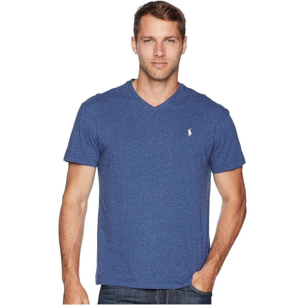 imagePOLO RALPH LAUREN Classic Fit VNeck TShirtBlue