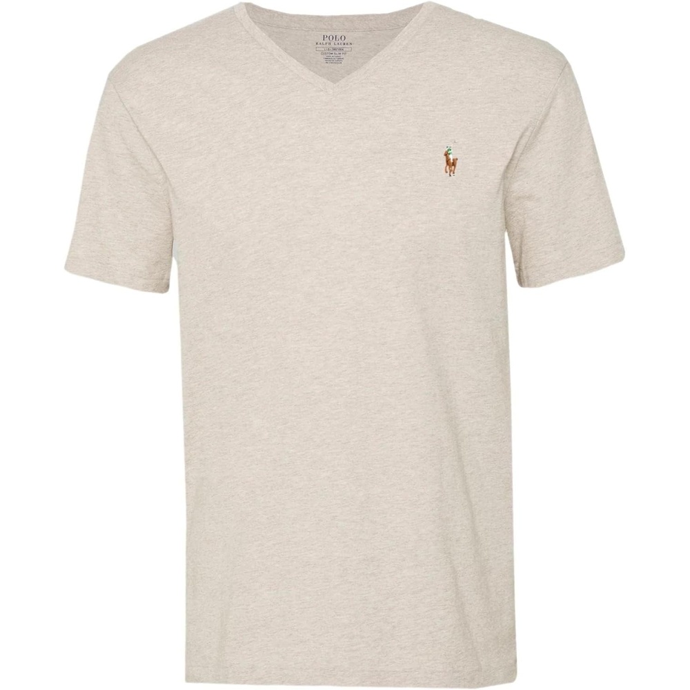 imagePOLO RALPH LAUREN Classic Fit VNeck TShirtKhaki