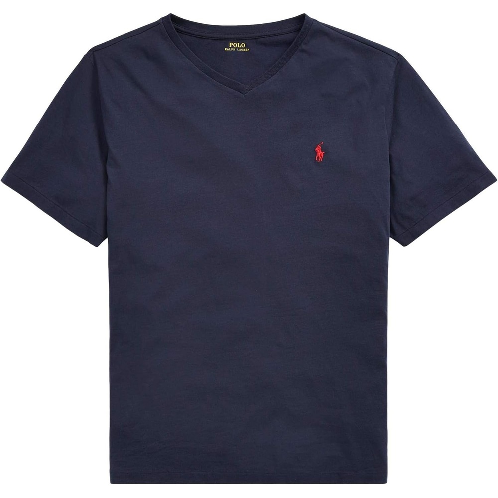 imagePOLO RALPH LAUREN Classic Fit VNeck TShirtNavy