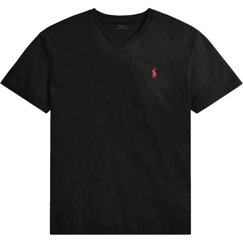 imagePOLO RALPH LAUREN Classic Fit VNeck TShirtRalph Lauren Black