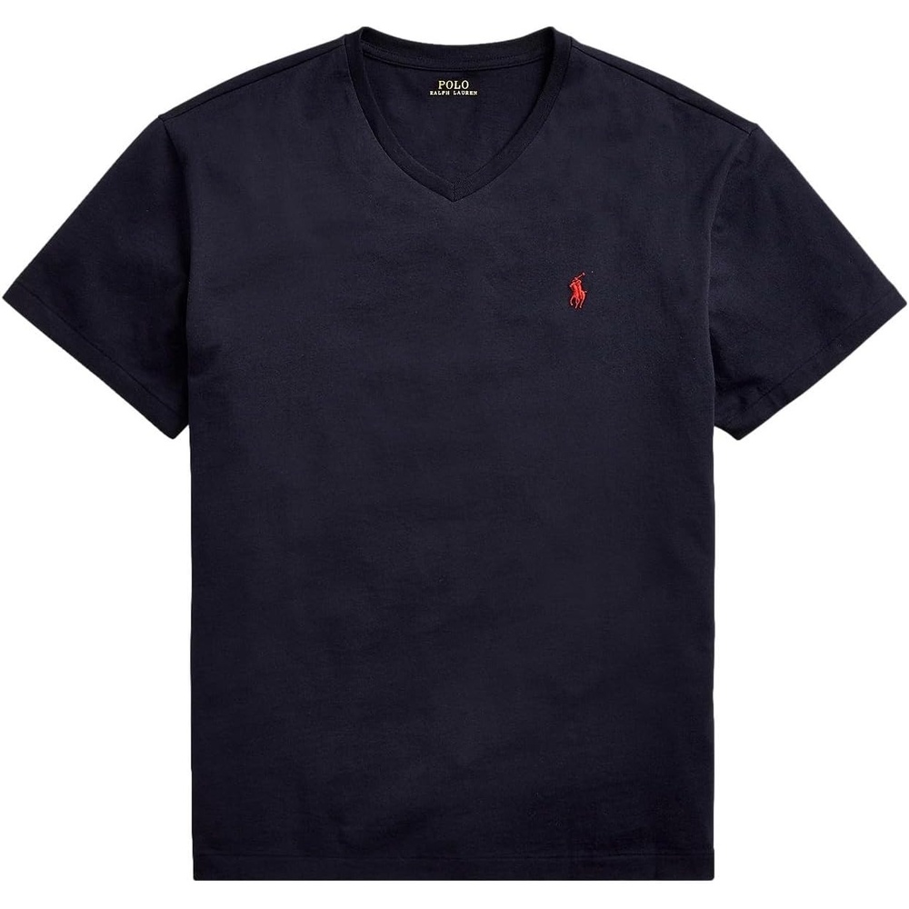 imagePOLO RALPH LAUREN Classic Fit VNeck TShirtRalph Lauren Navy