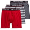 Red/Charcoal Heather Stripe/Charcoal Heather - 3 Pack