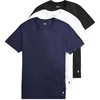 Navy/White  White/Navy  Black/White - 3 Pack