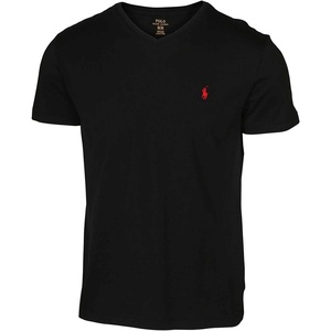 POLO RALPH LAUREN Classic Fit V-Neck T-Shirt(Black)