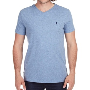 POLO RALPH LAUREN Classic Fit V-Neck T-Shirt(Cobalt Heather)
