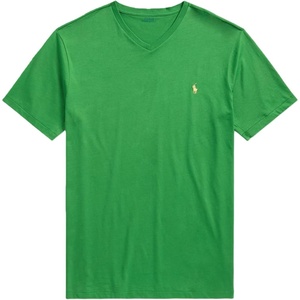 POLO RALPH LAUREN Classic Fit V-Neck T-Shirt(Light Green)